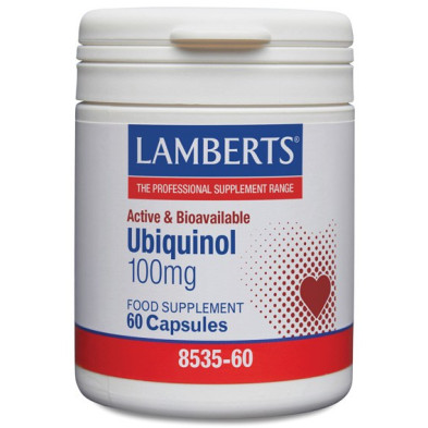 Ubiquinol 100mg 60 Cápsulas - Lamberts