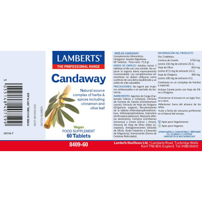 Candaway 60 Cápsulas - Lamberts