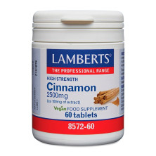 Canela 2500mg 60 Cápsulas - Lamberts