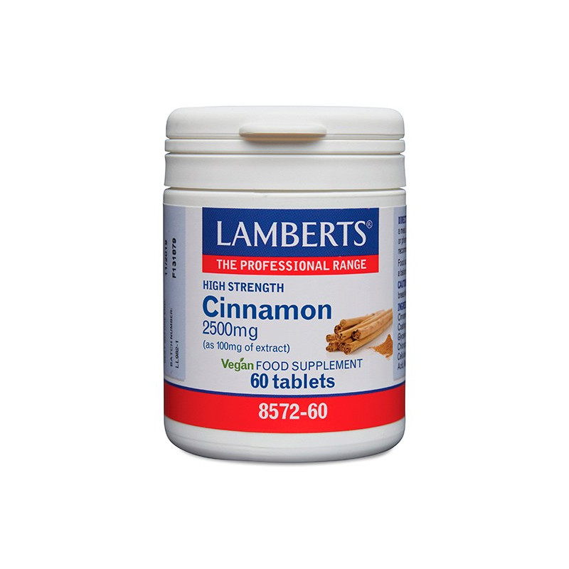 Canela 2500mg 60 Cápsulas - Lamberts