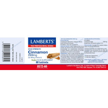 Canela 2500mg 60 Cápsulas - Lamberts