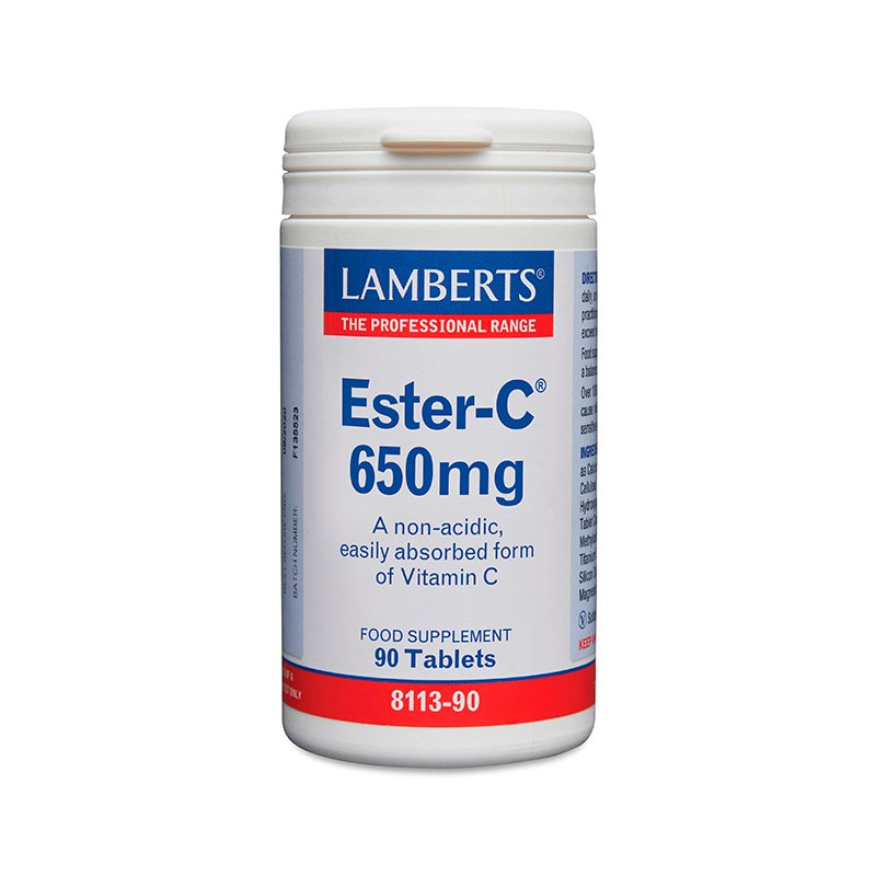 Éster C 650mg 90 Cápsulas - Lamberts