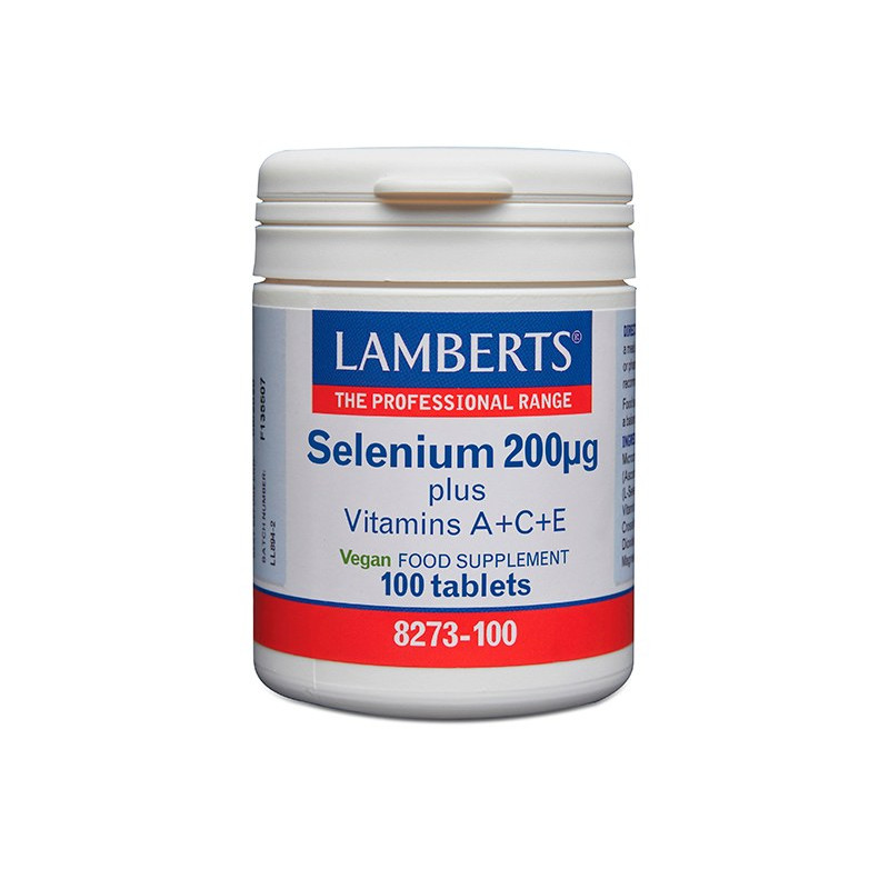 Selenio A+C+E 200mg 100 Tabletas - Lamberts