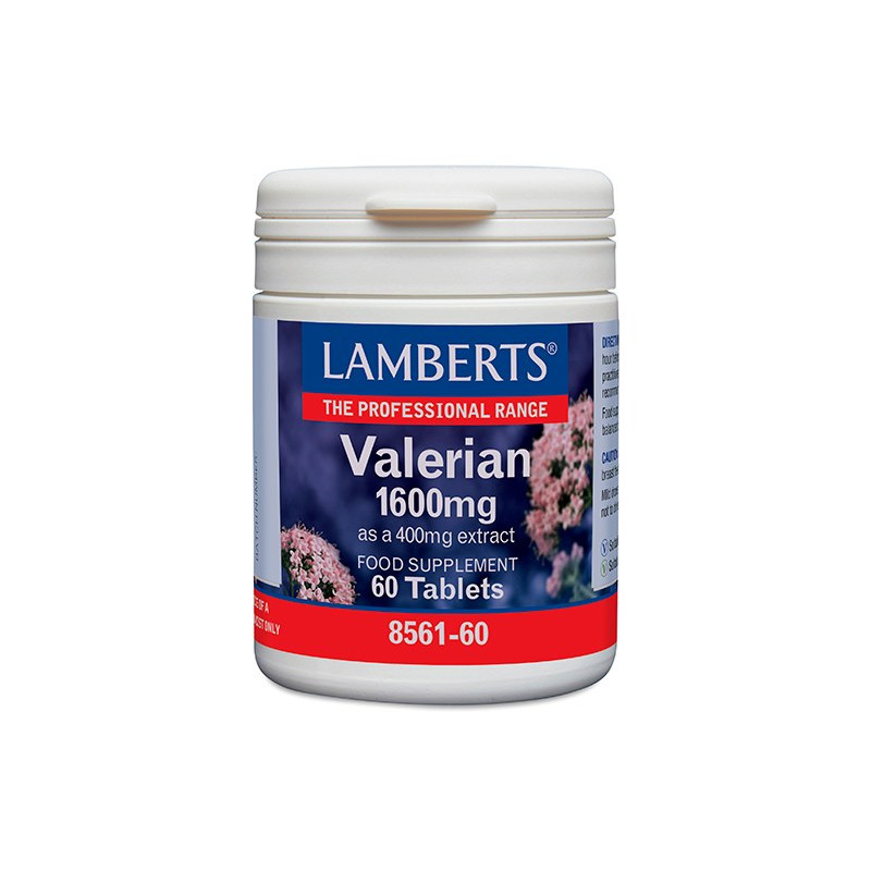 Valeriana 1600mg 60 Comprimidos - Lamberts