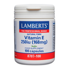 Vitamina E Natur 250 UI 100 Cápsulas - Lamberts