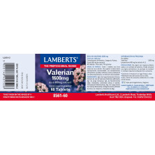 Valeriana 1600mg 60 Comprimidos - Lamberts