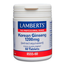 Ginseng Coreano 1200mg 60 Cápsulas - Lamberts