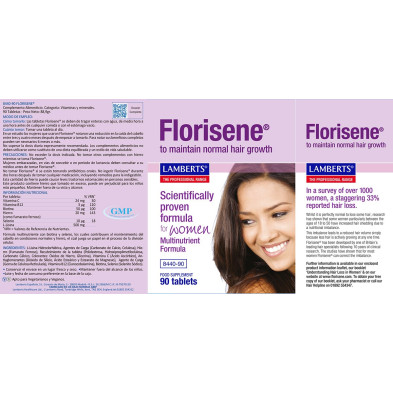 Florisene 90 Tabletas Nutri-Hair - Lamberts