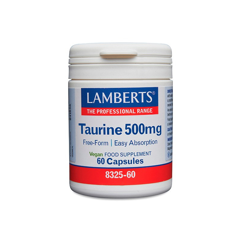 Taurina 60 Cápsulas - Lamberts