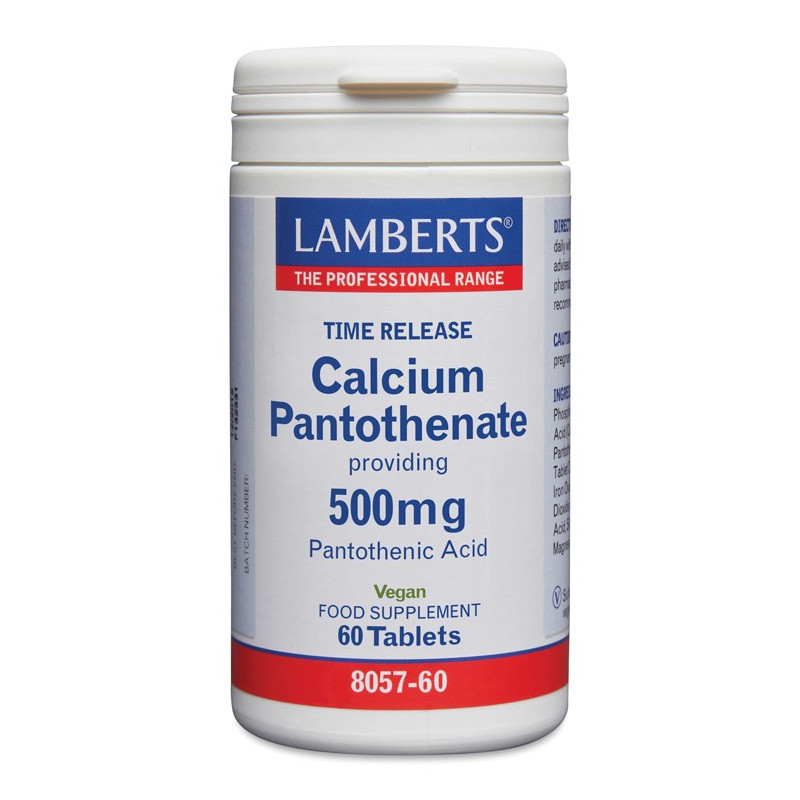 Pantotenato De Calcio 500mg 60 Tabletas - Lamberts