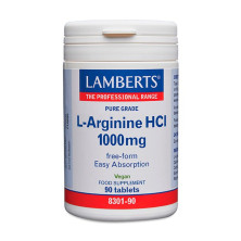 L-Arginina 1000mg 90 Cápsulas - Lamberts