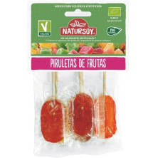 Bio Piruletas 5 Sabores 62g - Natursoy