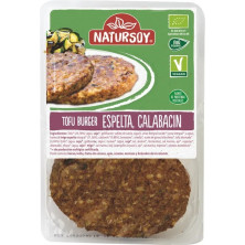 Hamburguesa Tofu, Espelta Y Calabacin 160g - Natursoy