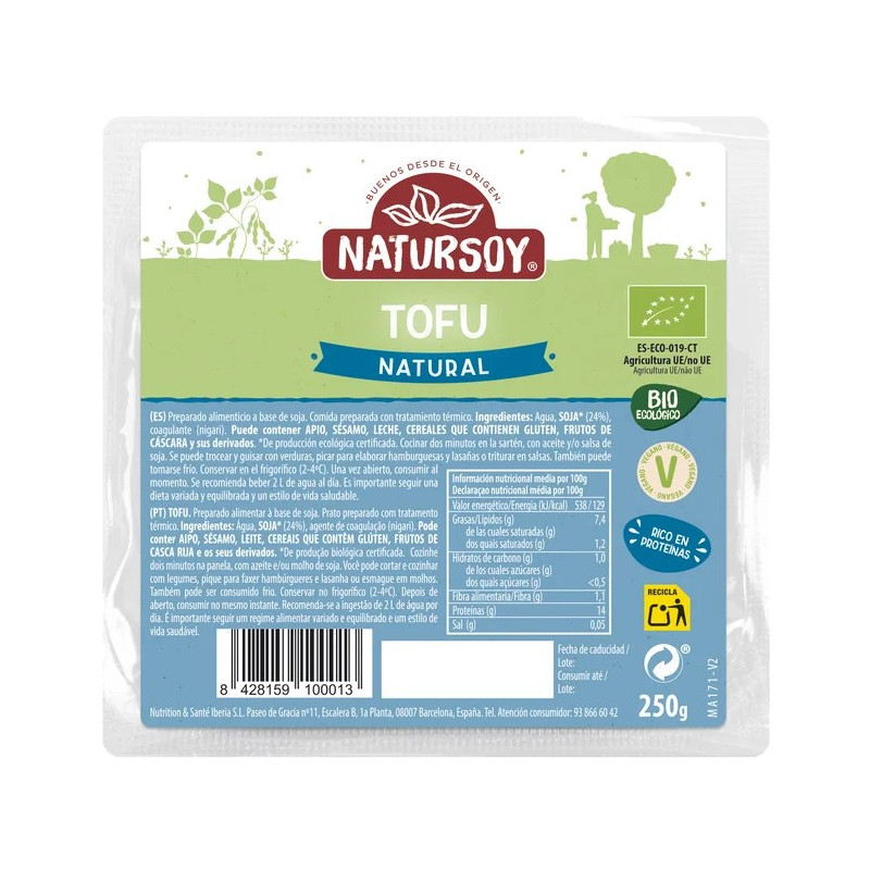 Bio Tofu Fresco 250g - Natursoy