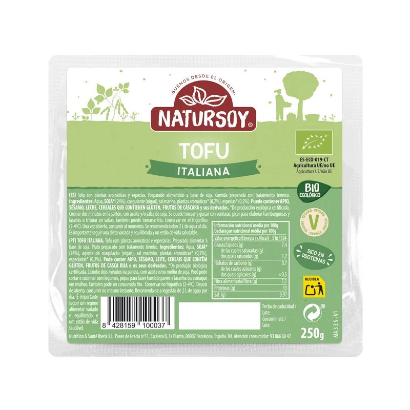 Bio Tofu Italiana 250g - Natursoy