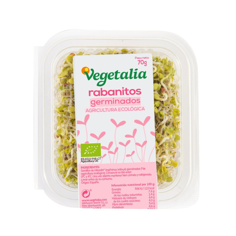 Germinados Rabanitos 70g - Vegetalia