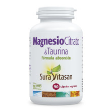Magnesio & L-Taurina 90 Cápsulas - Sura Vitasan