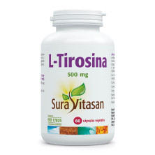 L-Tirosina 500mg 60 Cápsulas - Sura Vitasan