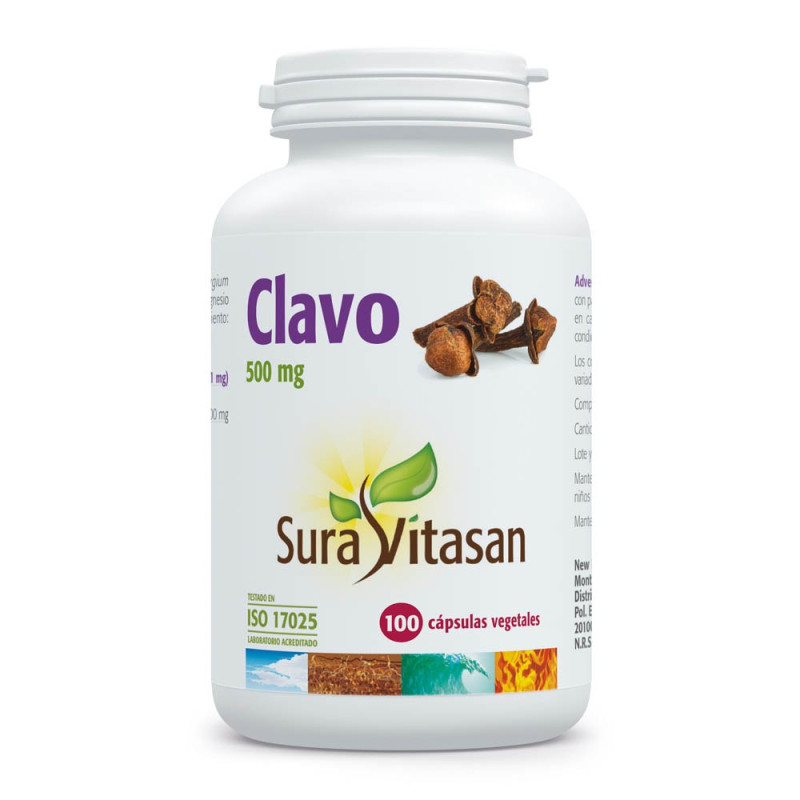 Clavo 500mg 100 Cápsulas - Sura Vitasan
