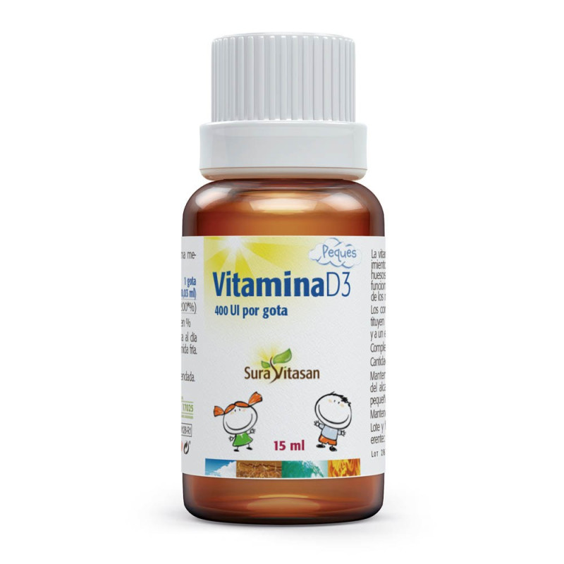 Vitamina D3 400 UI Peques 15ml - Sura Vitasan