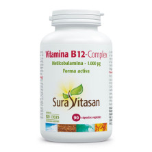 Vitamina B12 Complex 1000UG 90 Cápsulas - Sura Vitasan
