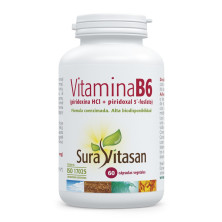 Vitamina B6 60 Cápsulas - Sura Vitasan