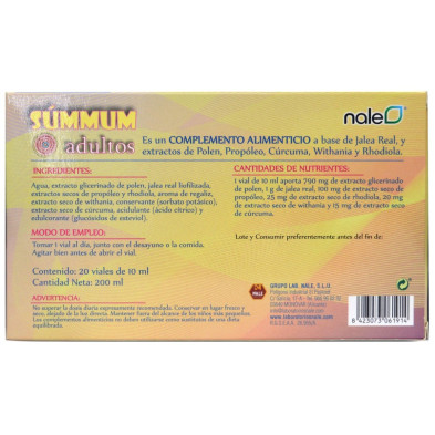 Summum Adultos 20 Viales - Nale