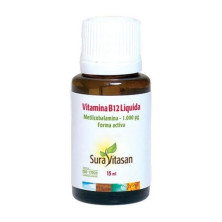 Vitamina B12 Líquida Metilcobalamina 1000µg 15ml - Sura Vitasan