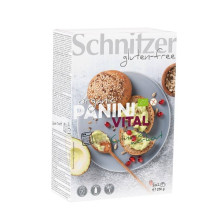 Panecillos Semillas Panini Vital 250g - Schnitzer Gluten Free