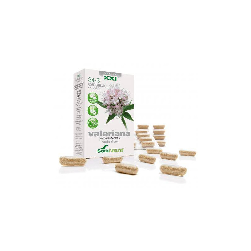 Valeriana 34 S 690mg 30cap: Relajante natural para tu bienestar