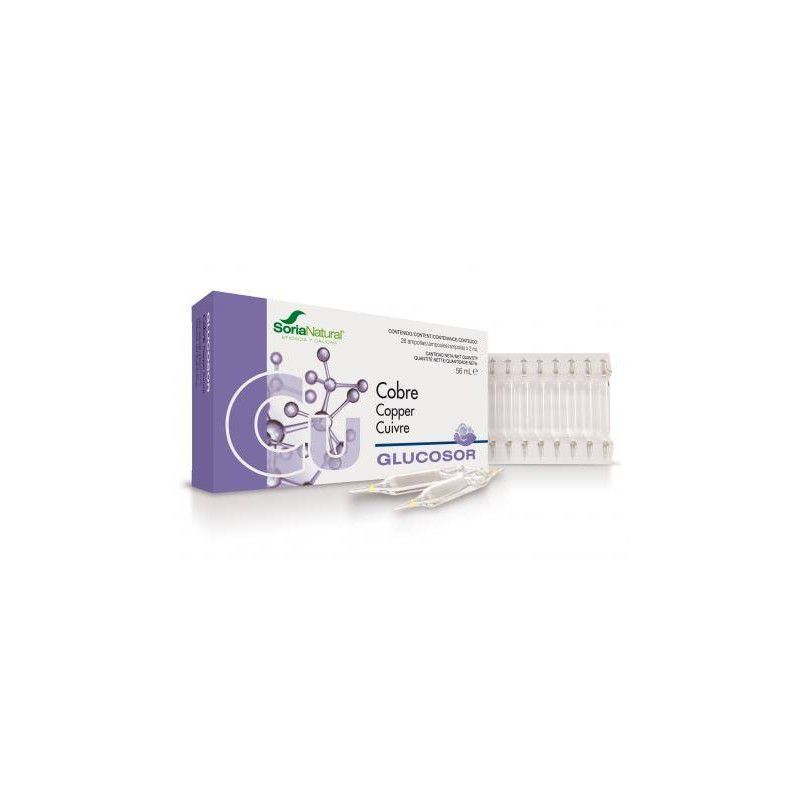 Glucosor Cobre 2ml 28amp: Refuerza tu salud con minerales naturales Glucosor Cobre 2ml 28amp: Refuerza tu salud con minerales naturales