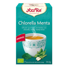 Tea chlorella con menta
