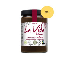 Crema Choco Almendras Vegana 600g - La Vida Vegan