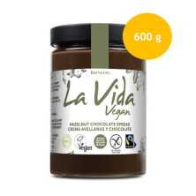 Crema Choco Avellanas Vegana 600g - La Vida Vegan