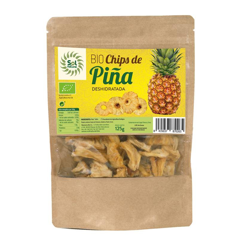 Chips Piña Bio 125g