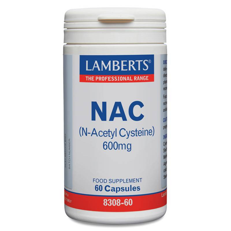 Nac-N-Acetil Cisteina 600mg 60cap