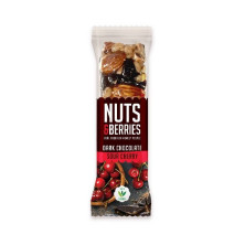 Barrita Chocolate Negro-Cereza 15ud 40g - Nuts&Berries