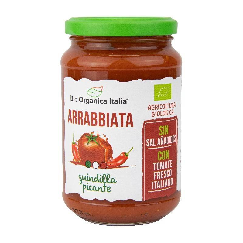 Salsa Tomate Arrabiata 345ml - Bio Organica Italia
