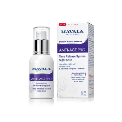 Mavala Antiage Pro 30ml: Cuidado Nocturno Crono-Biológico Natural Mavala Antiage Pro 30ml: Cuidado Nocturno Crono-Biológico Natural