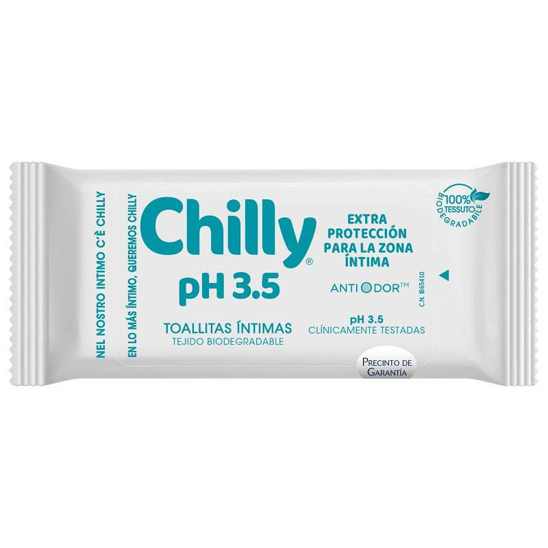 Toallitas Íntimas Pocket Extra Protection Ph 3.5 X12UD - Chilly