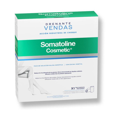 Vendas Drenantes Acción Reductora De Choque 2x70ml - Somatoline Cosmetic