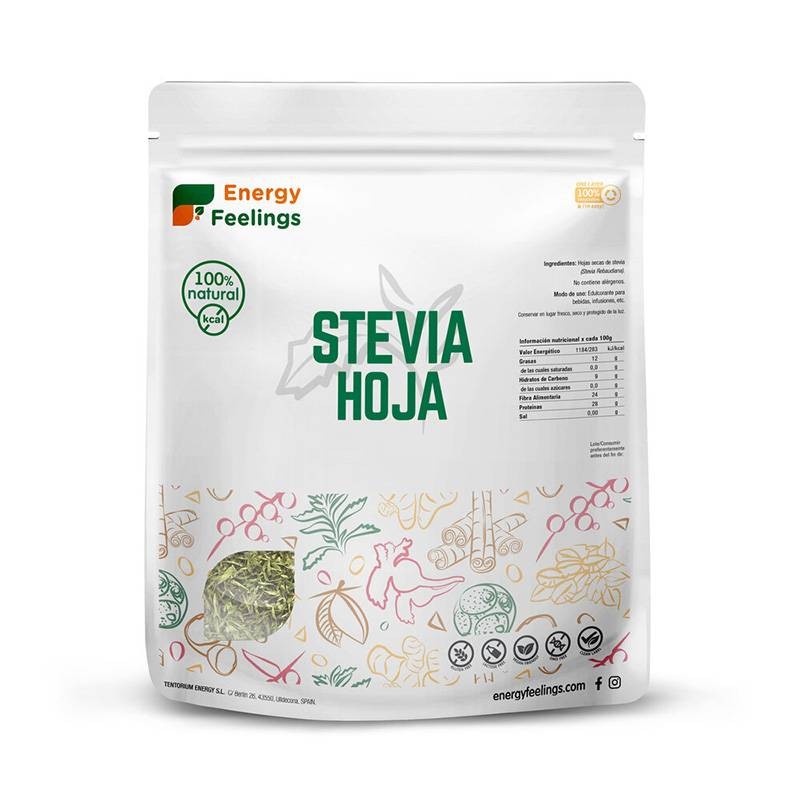 Stevia Hoja Xxl Pack 1kg - Energy Feelings