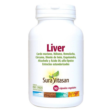 Sura Vitasan Liver 90 Caps: Salud Hepática Natural y Eficaz Sura Vitasan Liver 90 Caps: Salud Hepática Natural y Eficaz