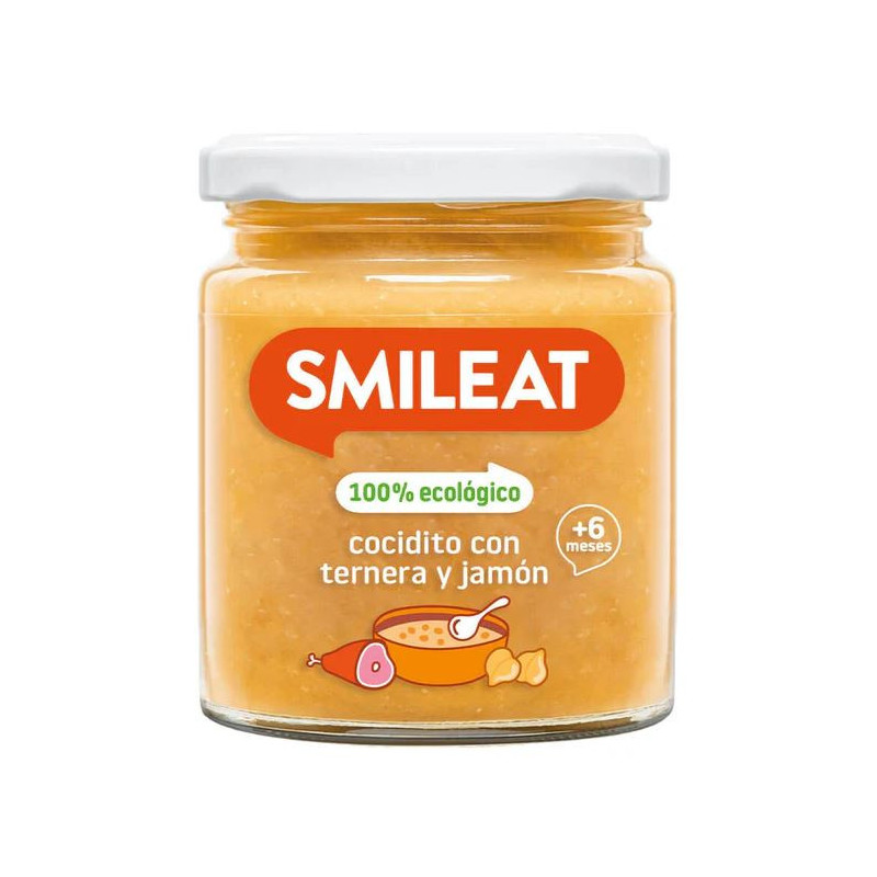 Tarrito Cocidito Con Ternera Y Jamon 230G - Smileat