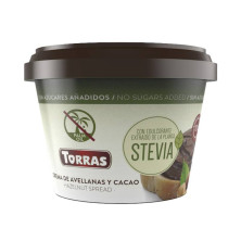 Crema Cacao Sin Azúcar Con Stevia Sin Gluten 200g - Torras