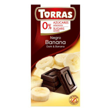 Chocolate De Banana Sin Azúcar 75g - Torras
