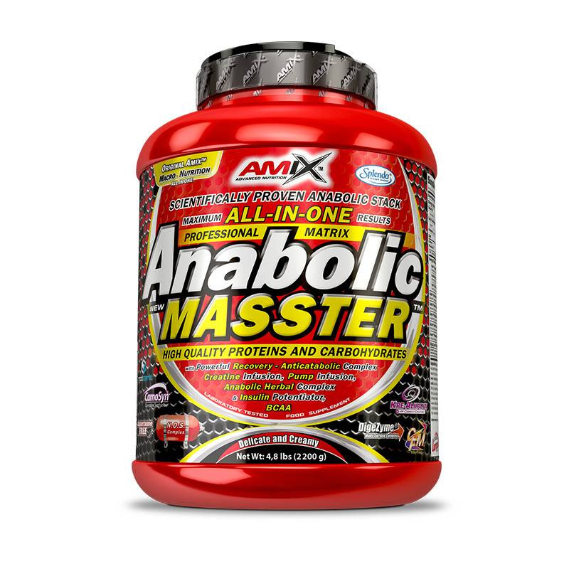 Carbohidratos Anabolic Masster 2,2kg. Vainilla - Amix