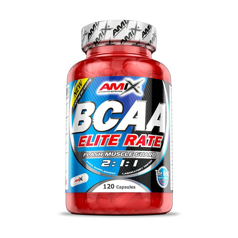 Aminoácidos Bcaa Elite Rate 120cap - Amix