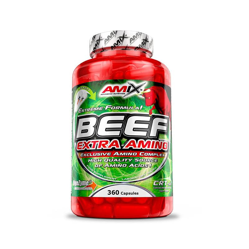 Aminoácidos Beef Extra 360cap - Amix