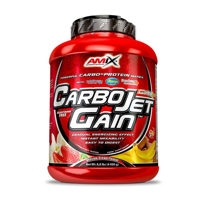 Carbojet Gain 4kg Fresa - Amix: Carbohidratos Naturales para tu Bienestar Carbojet Gain 4kg Fresa - Amix: Carbohidratos Naturales para tu Bienestar